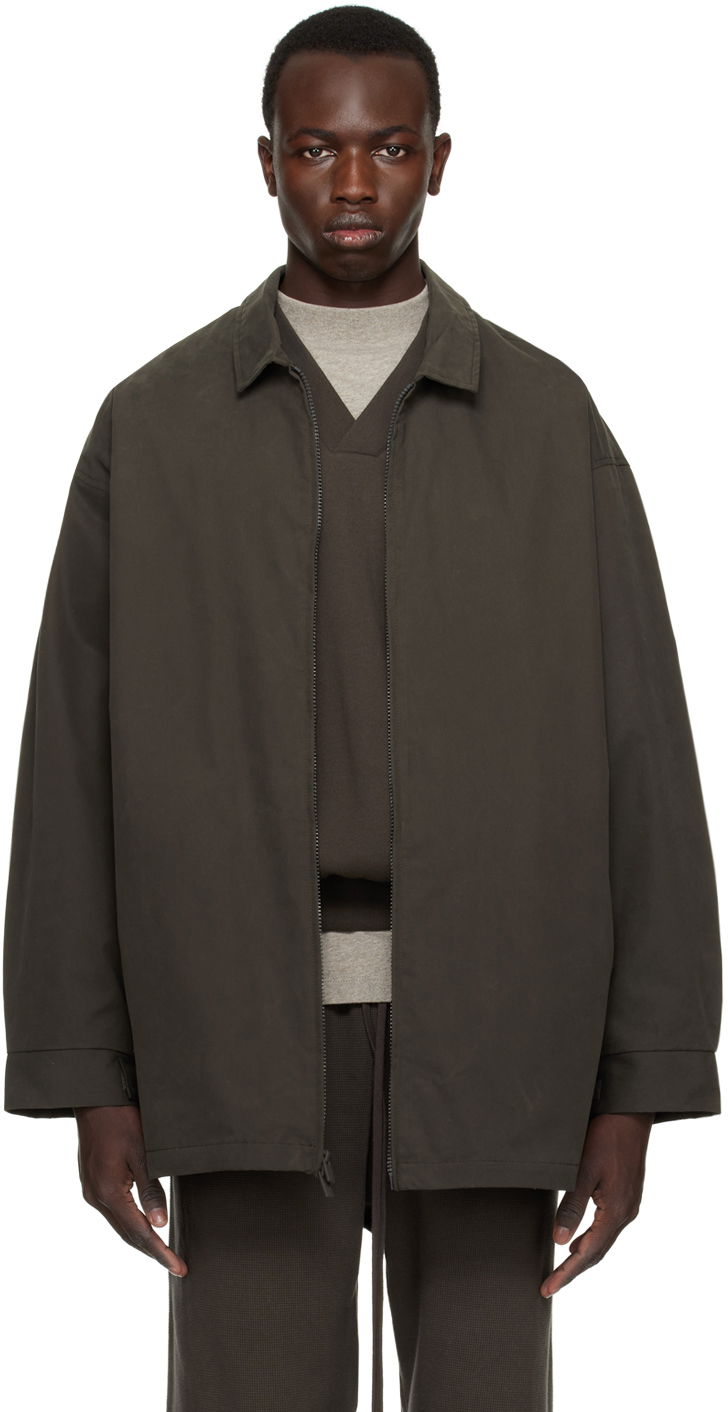 Vetrovka Fear of God Essentials Zip Jacket Zelené | 202BT224190F, 0