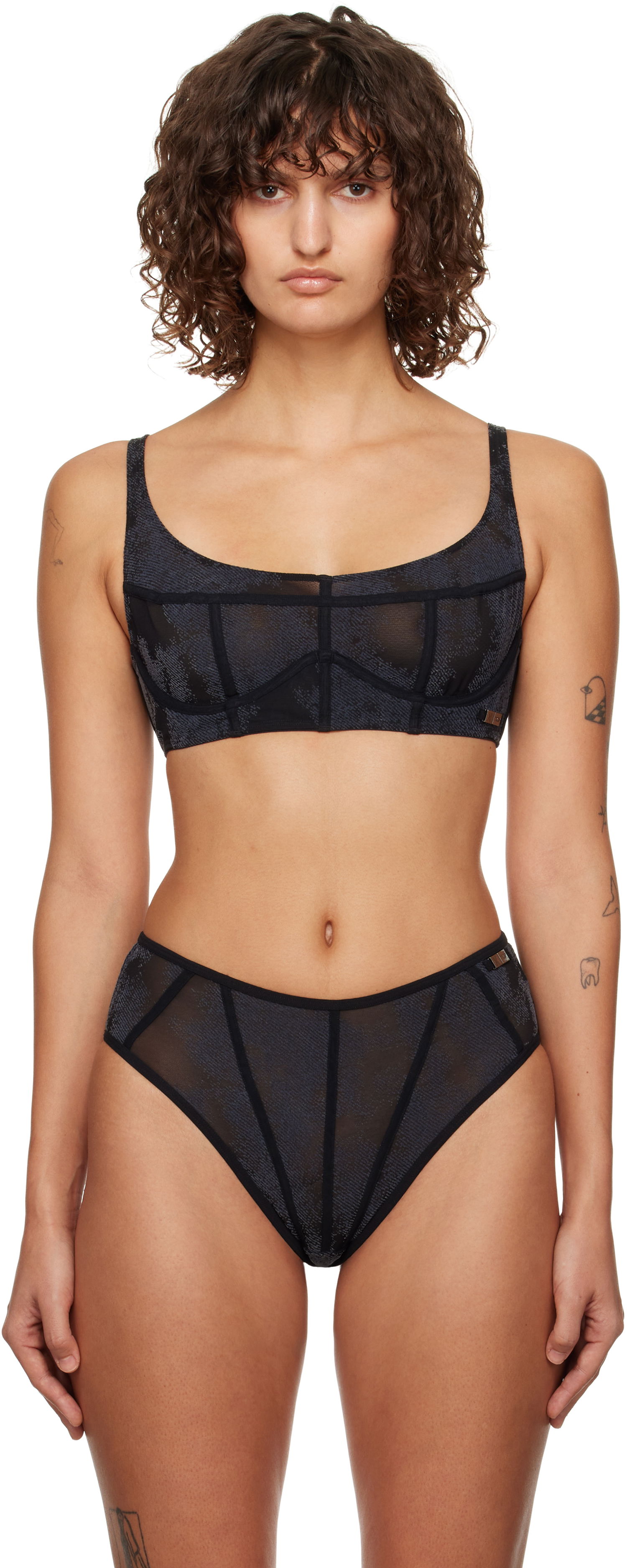 Podprsenka Diesel Longline Bra Čierna | A15642 0LKBW, 0