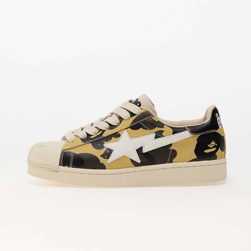 Tenisky a topánky BAPE A BATHING APE Skull Sta 1St Camo Yellow Žltá | 001FWJ202008I YEL