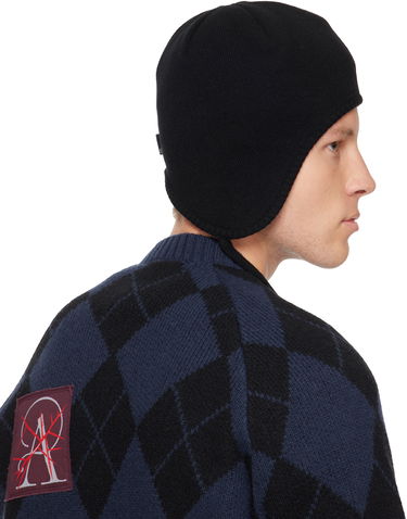 Kulicha UNDERCOVER Wool Ear Flap Beanie with Tassels Čierna | UC2E4H03, 2