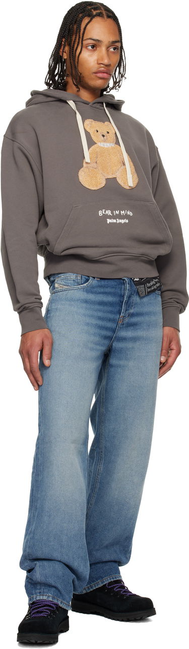 Mikina Palm Angels 'Bear In Mind' Hoodie Šedá | PMBB17DF25FLE0040760, 3