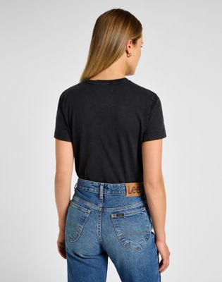 Tričko Lee Perfect Tee Unionall Black Čierna | 112355164, 0