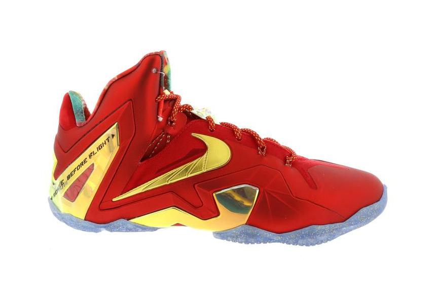 Tenisky a topánky Nike LeBron 11 Elite SE "Metallic Gold" Červená | 695226-670, 0