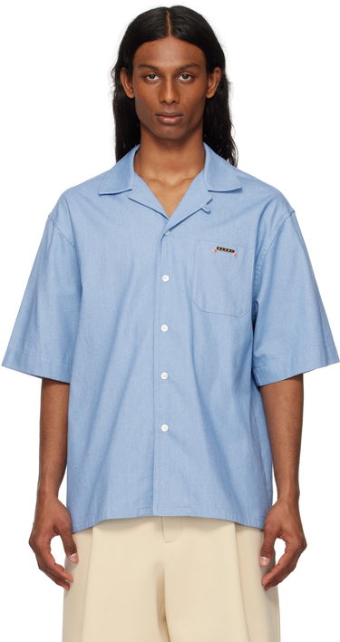 Košeľa Marni Marni Denim Bowling Shirt Modrá | CUJU0017A0 UTC476, 0