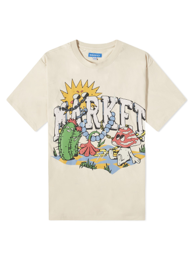 Tričko MARKET Fantasy Farm T-Shirt Béžová | 399001588-NTR