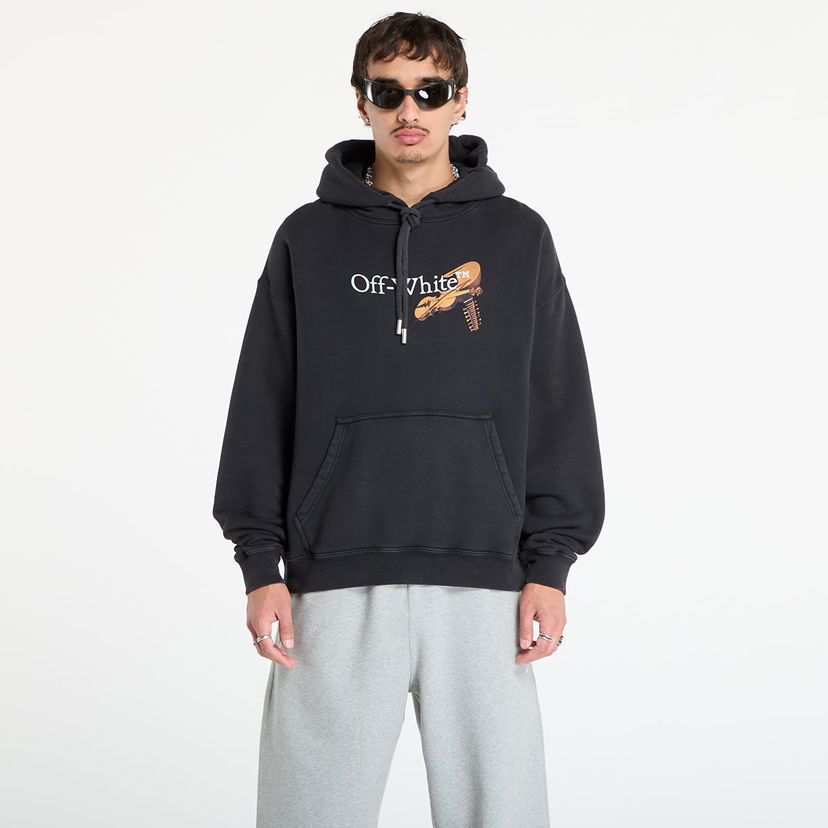 Mikina Off-White Off-White Cupid Arrow Skate Hoodie Čierna | OMBB085F25FLE0111301