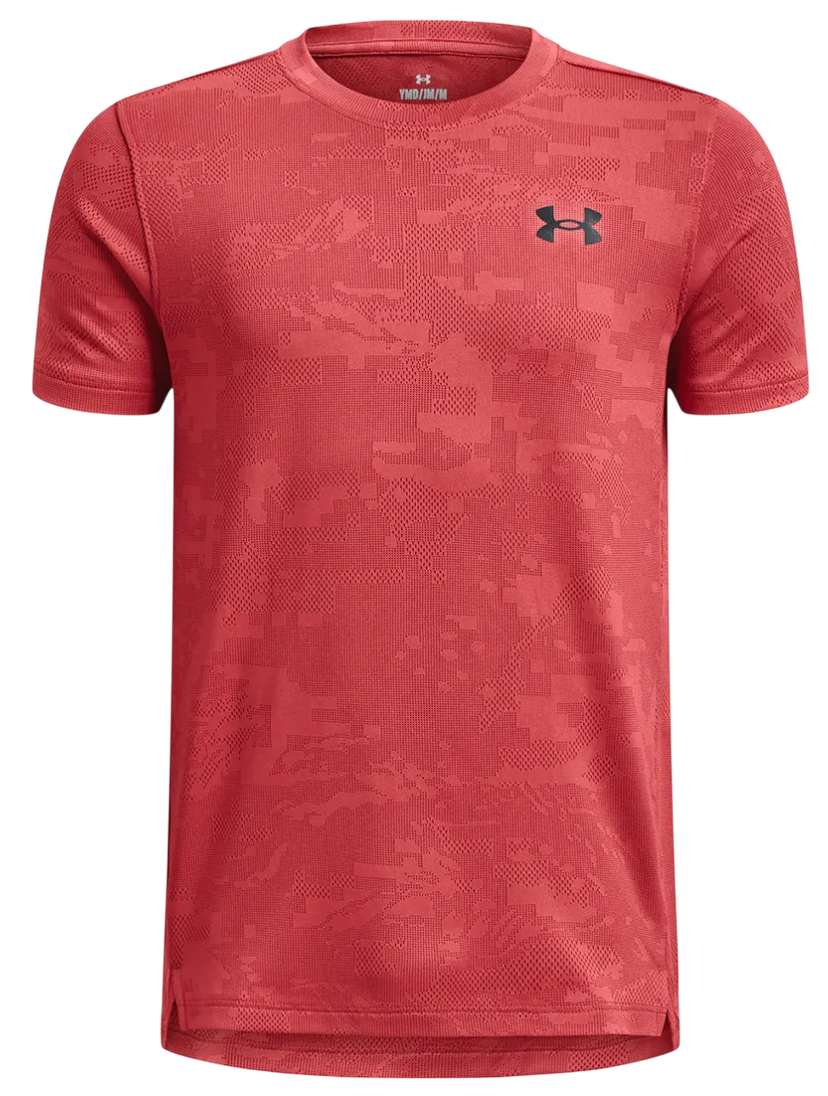 Tričko Under Armour T-Shirt Tech Vent Jacquard SS Červená | 1378546-638