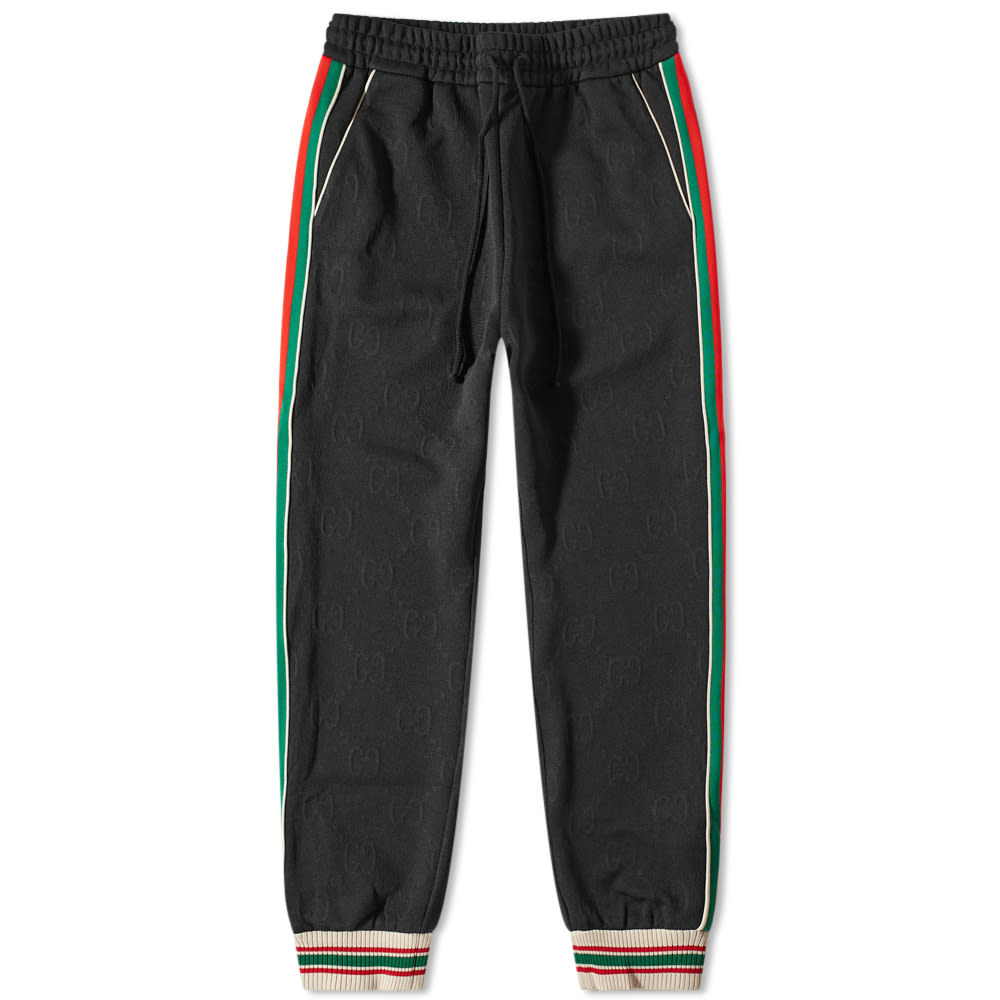 Tepláky Gucci Side Tape Jacquard Track Pant Čierna | 663569-XJDE9-1043, 0