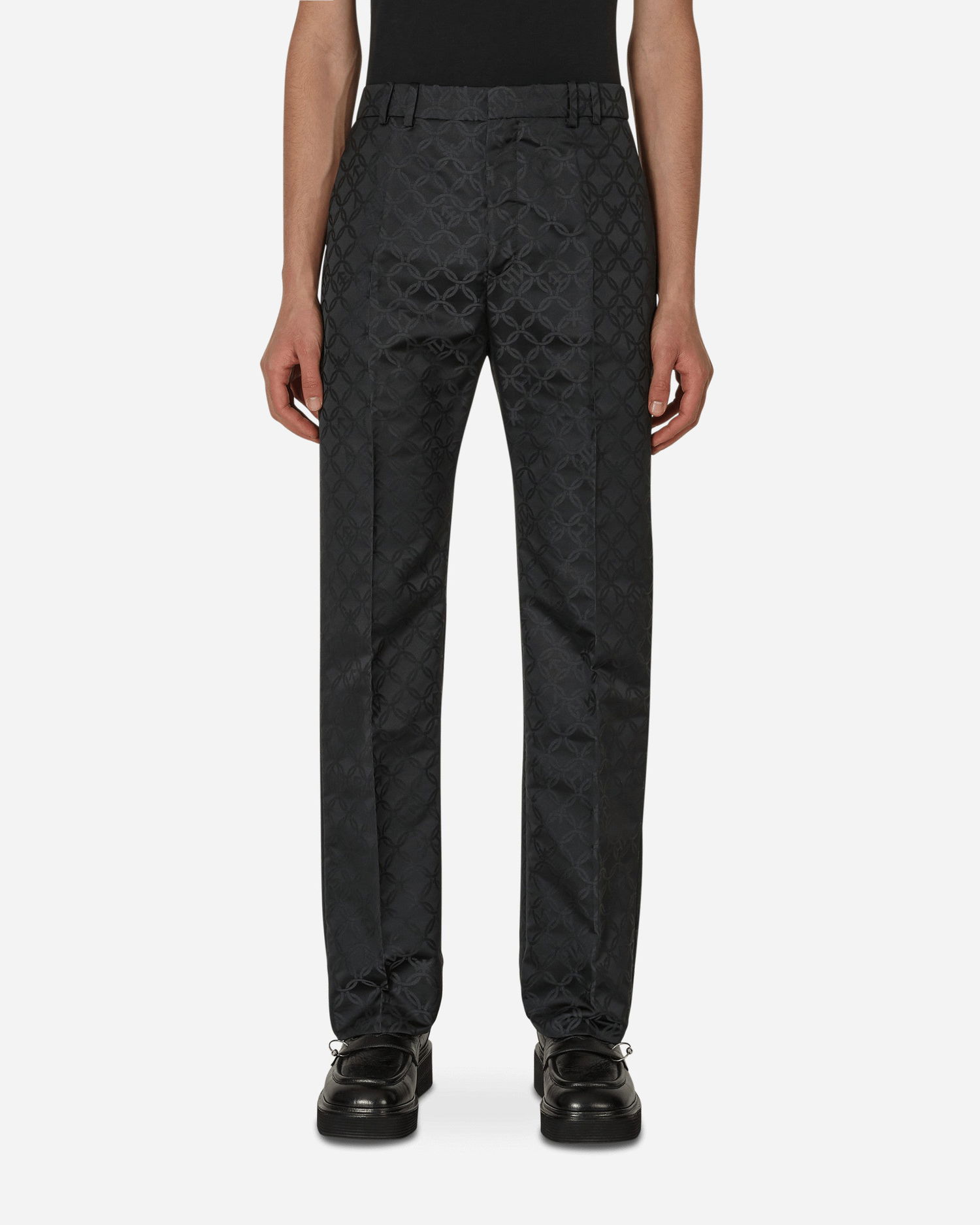 Nohavice Charles Jeffrey Loverboy Straight Cut Trousers Čierna | CJLAW22SCT BLCHJQ, 0