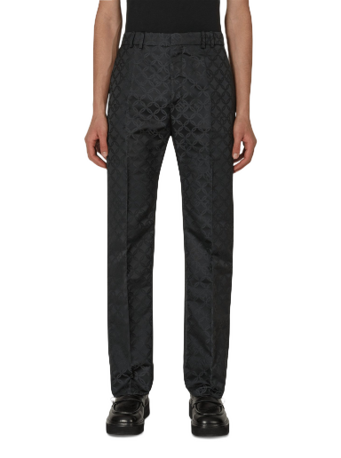 Nohavice Charles Jeffrey Loverboy Straight Cut Trousers Čierna | CJLAW22SCT BLCHJQ