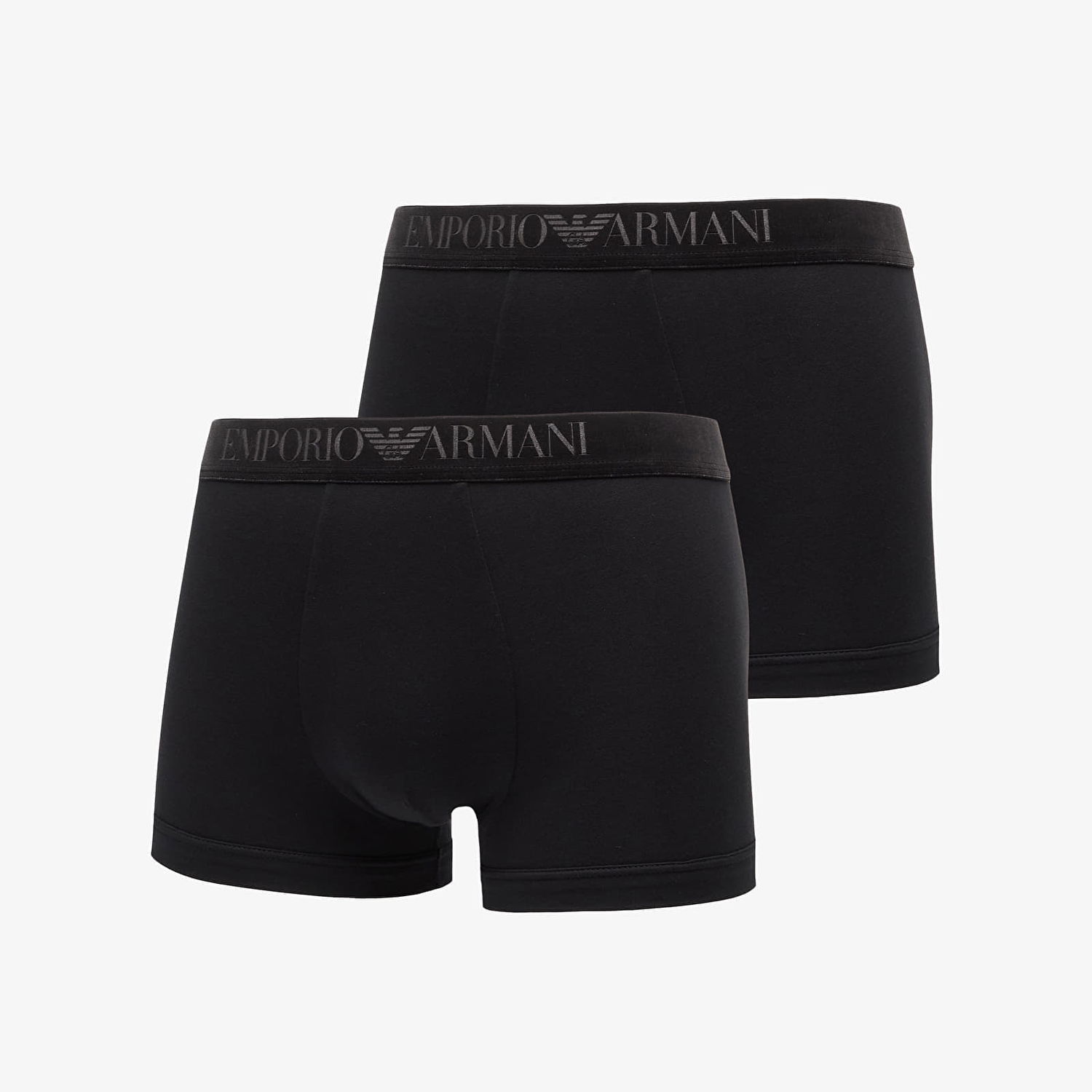 Boxerky Emporio Armani Bottom Trunk 2-Pack Black/ Black Čierna | EM000253AF15005MC005, 0
