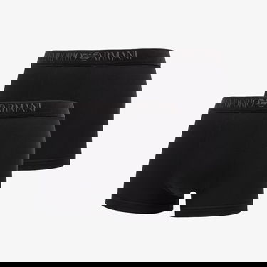 Boxerky Emporio Armani Bottom Trunk 2-Pack Black/ Black Čierna | EM000253AF15005MC005, 0