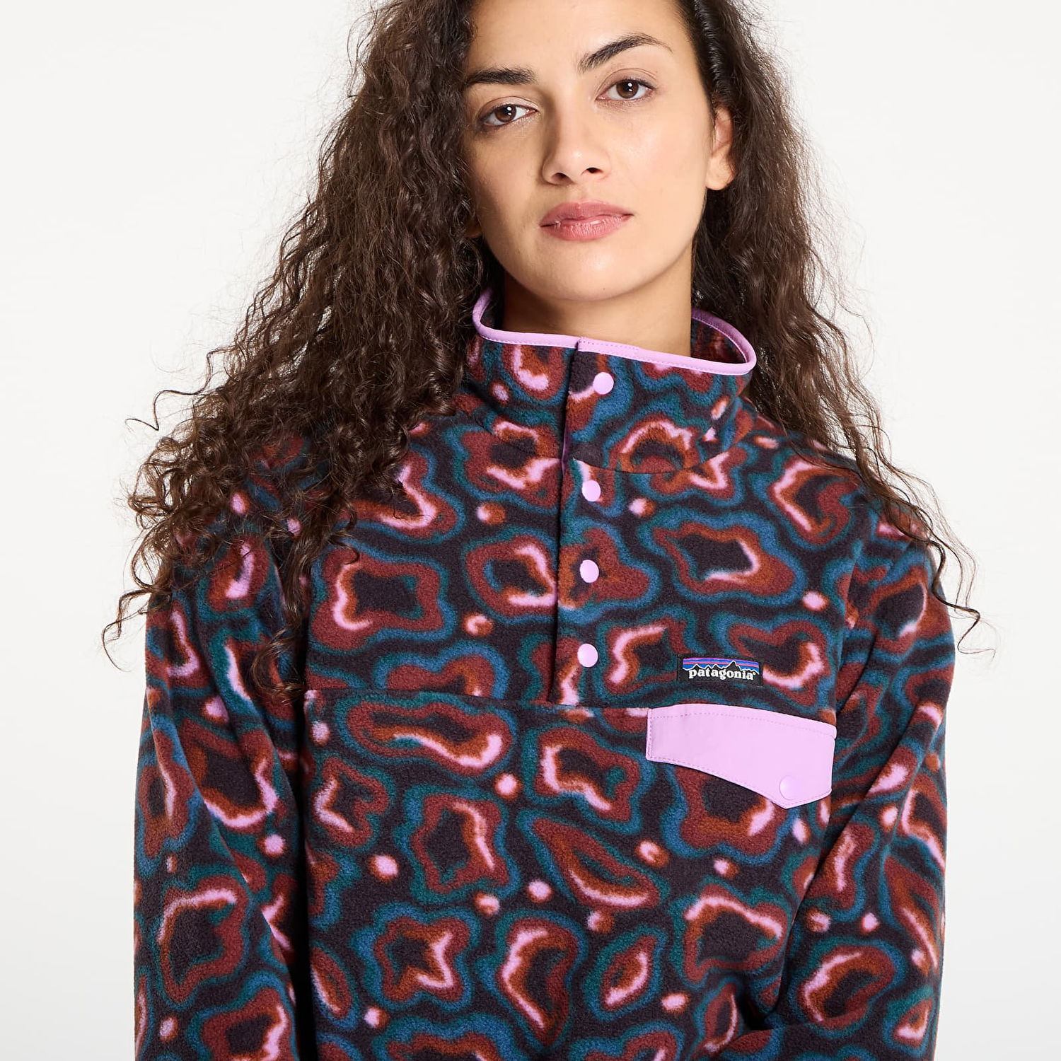 Sveter Patagonia Lightweight Synchilla Snap-T Pullover Fleece Rôznofarebný | 25455 STVA, 1