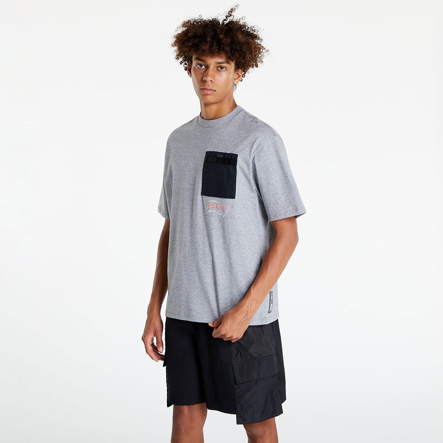 Tričko Jordan Paris Saint-Germain x Pocket T-Shirt Šedá | DM3102-010, 0