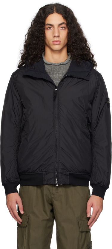 Bomber bunda Stone Island Crinkle Reps R-NY Bomber Jacket Čierna | 811540823, 0