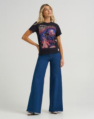 Tričko Wrangler Lainey Wilson Regular T-Shirt Čierna | 112374958:XS, 1