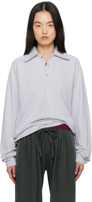 Polo tričko Serapis Serapis Sailor Long Sleeve Polo Šedá | SS25_PT_2L, 0