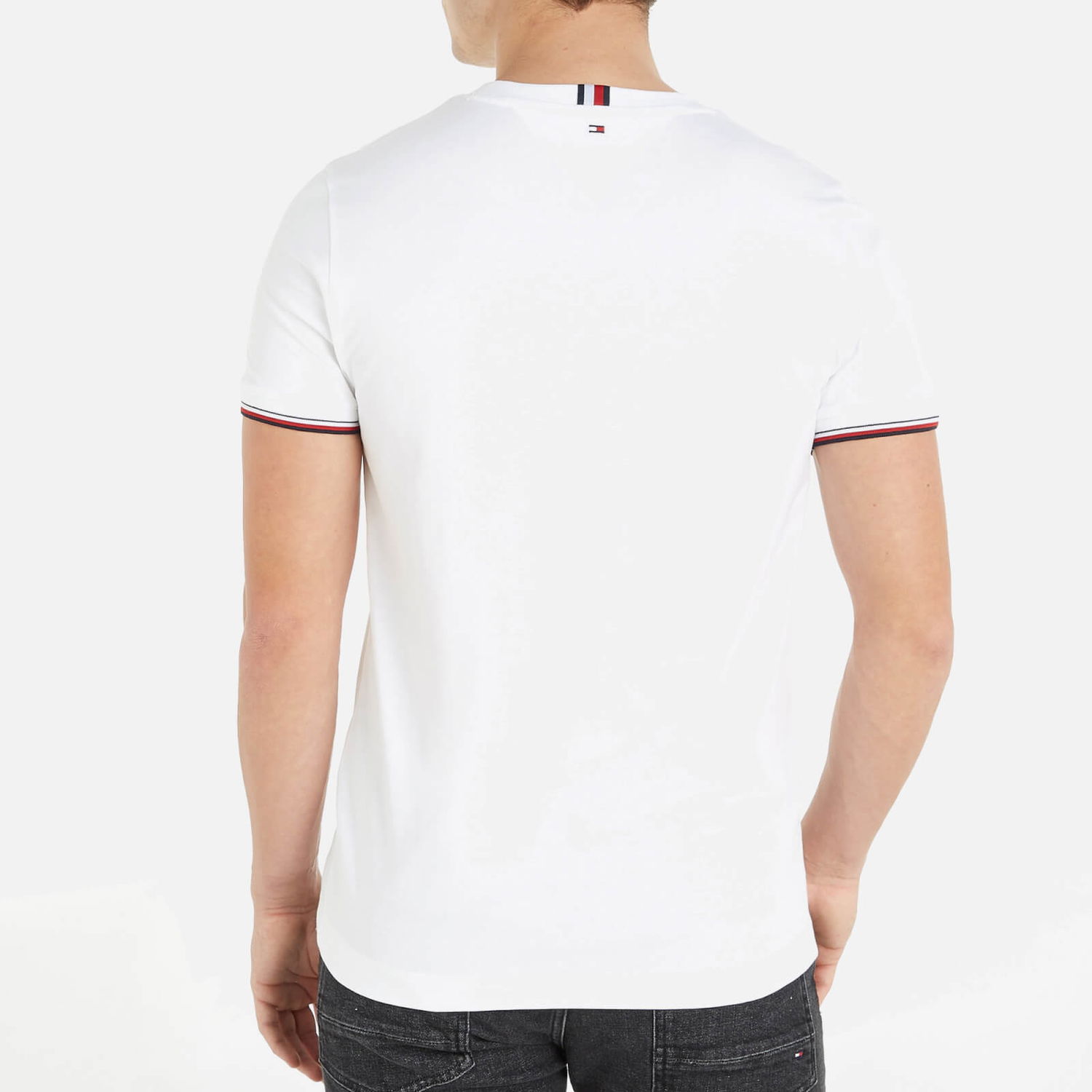 Tričko Tommy Hilfiger Tommy Logo Cotton-Jersey Biela | MW0MW32584YBR, 1