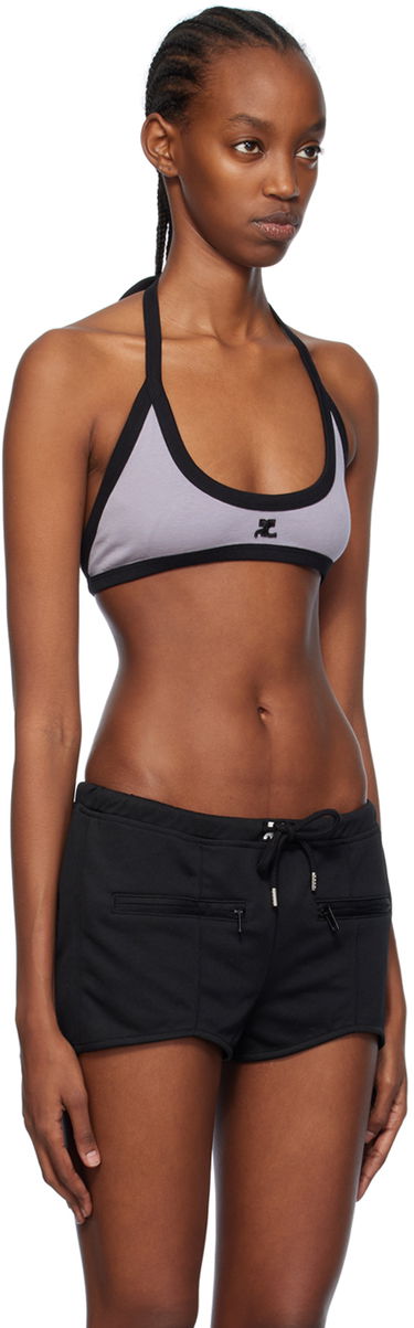 Tepláky Courrèges Contrast Trim Halter Bra Béžová | 124JBR034JS0070, 4