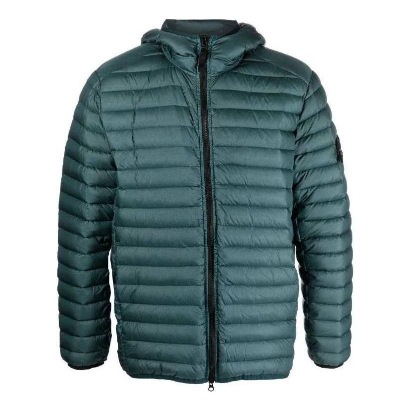 Prešívaná bunda Stone Island Packable Loom Woven Chambers Down Jacket Zelené | 781540324-V0053, 0