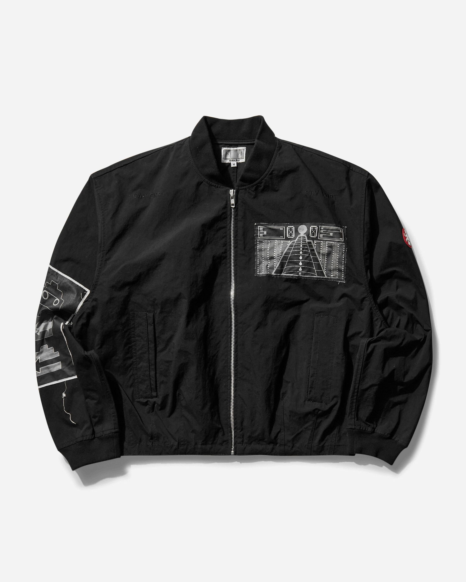 Bomber bunda Cav Empt Black Zip-Up Graphic Jacket Čierna | CES26JK14 001, 1