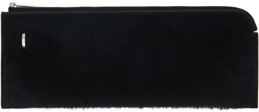 Leather Zip Pouch Wallet