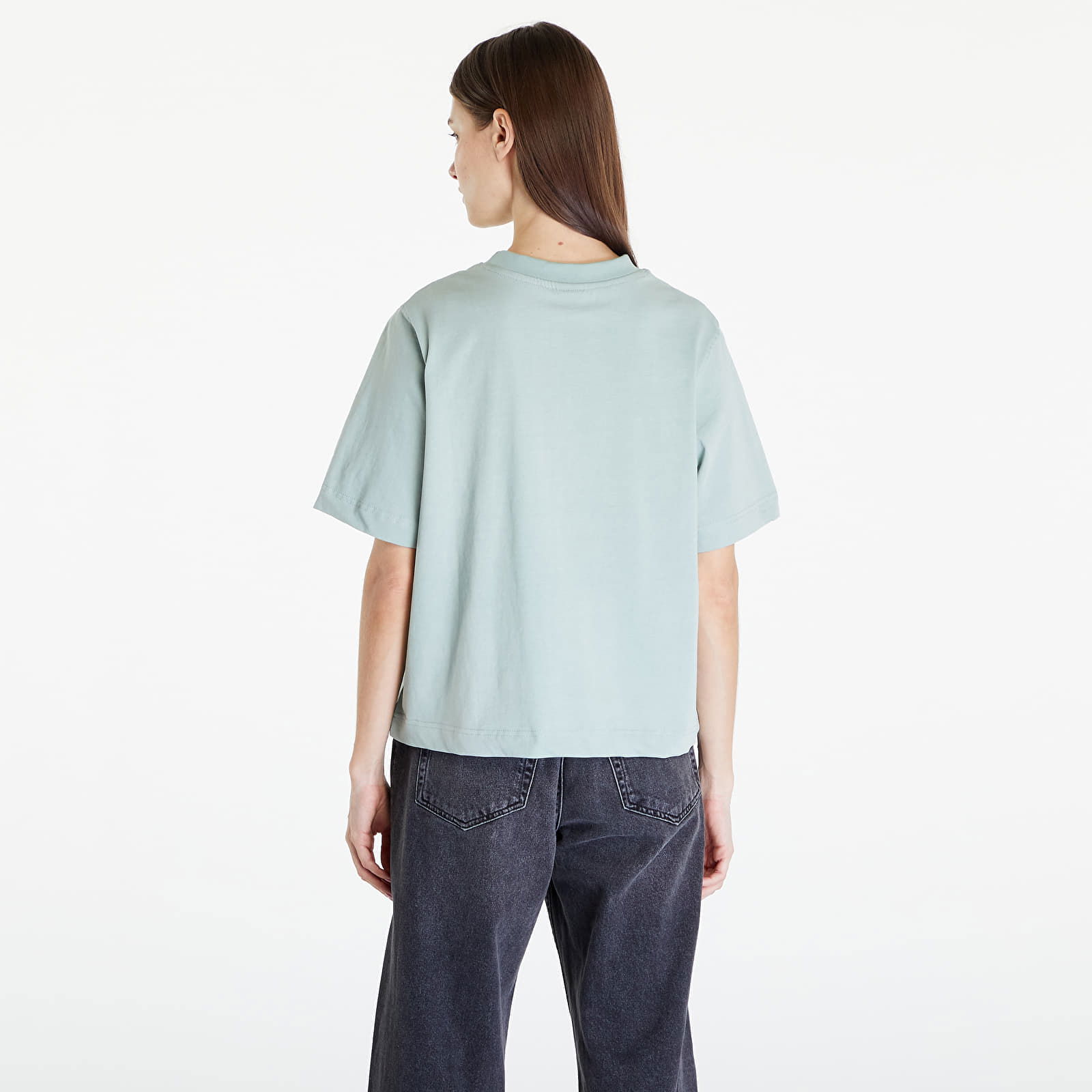 Essential T-Shirt With Tonal Print Green