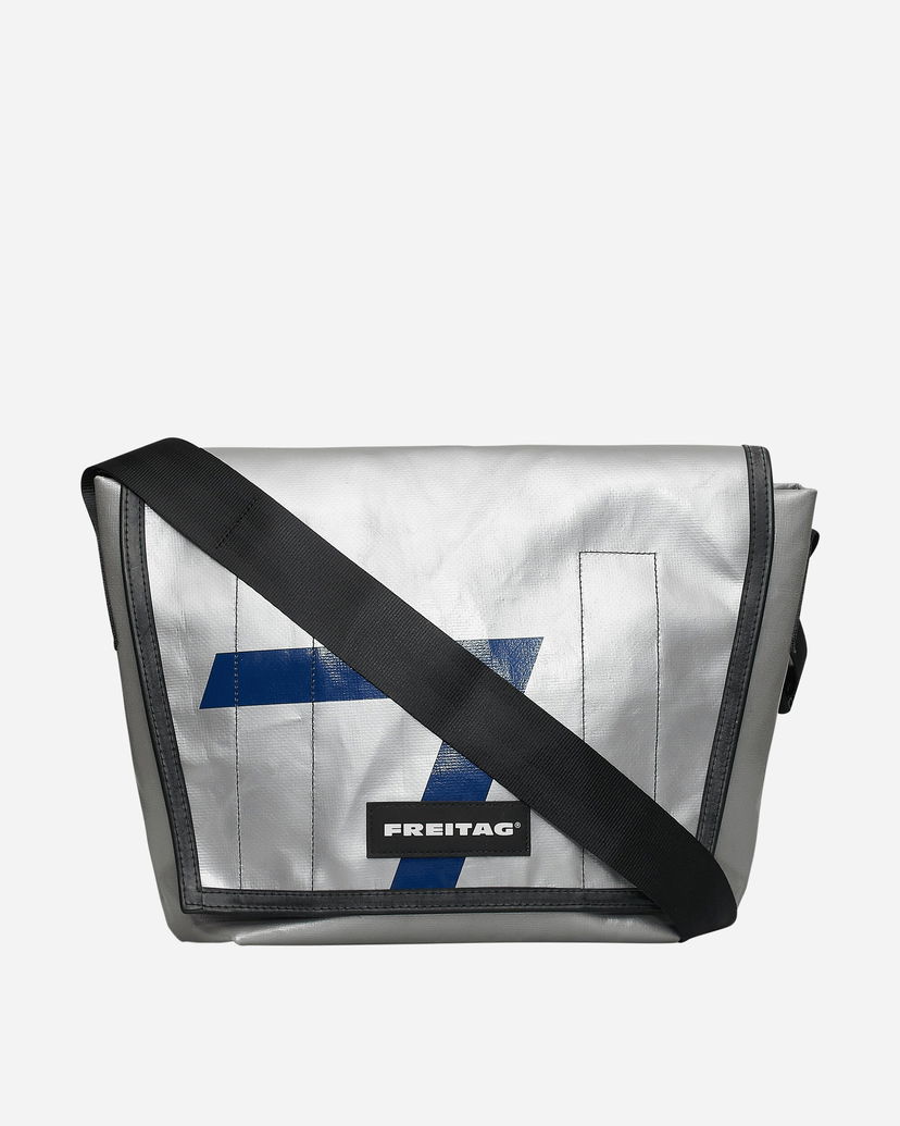 Taška cez rameno Freitag Dexter Slim Messenger Bag Metalická | FREITAGF14 007