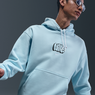 Mikina Nike Solo Swoosh Fleece Hoodie Modrá | HQ4181-474, 2