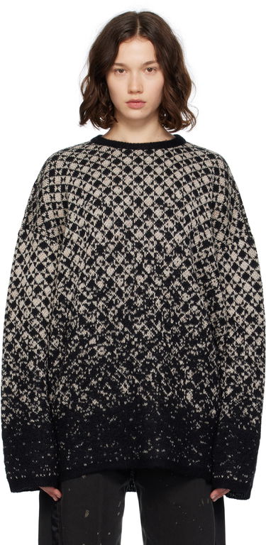 Sveter Maison Margiela MM6 Maison Margiela Wool & Mohair Dip Dye Sweater Čierna | S52HL0051 M13136, 0