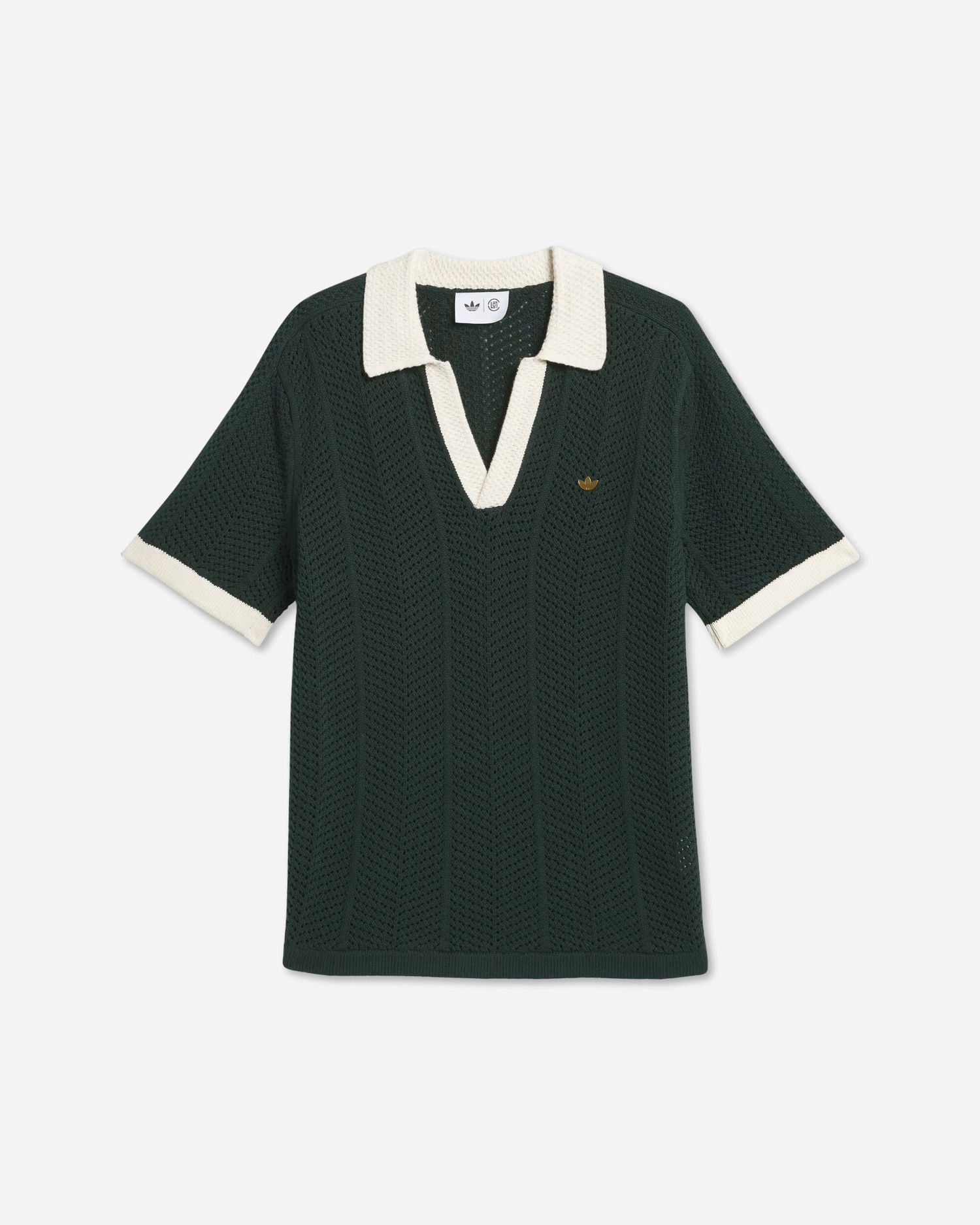 Polo tričko adidas Originals CLOT by Edison Chen Pique Polo Zelené | IK2942, 1