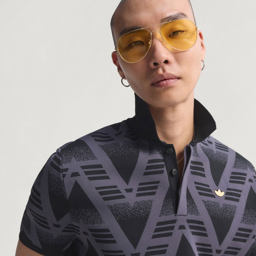 Polo tričko adidas Performance BRUISED BANANA FULLY FASHION KNIT POLO Rôznofarebný | KC9096