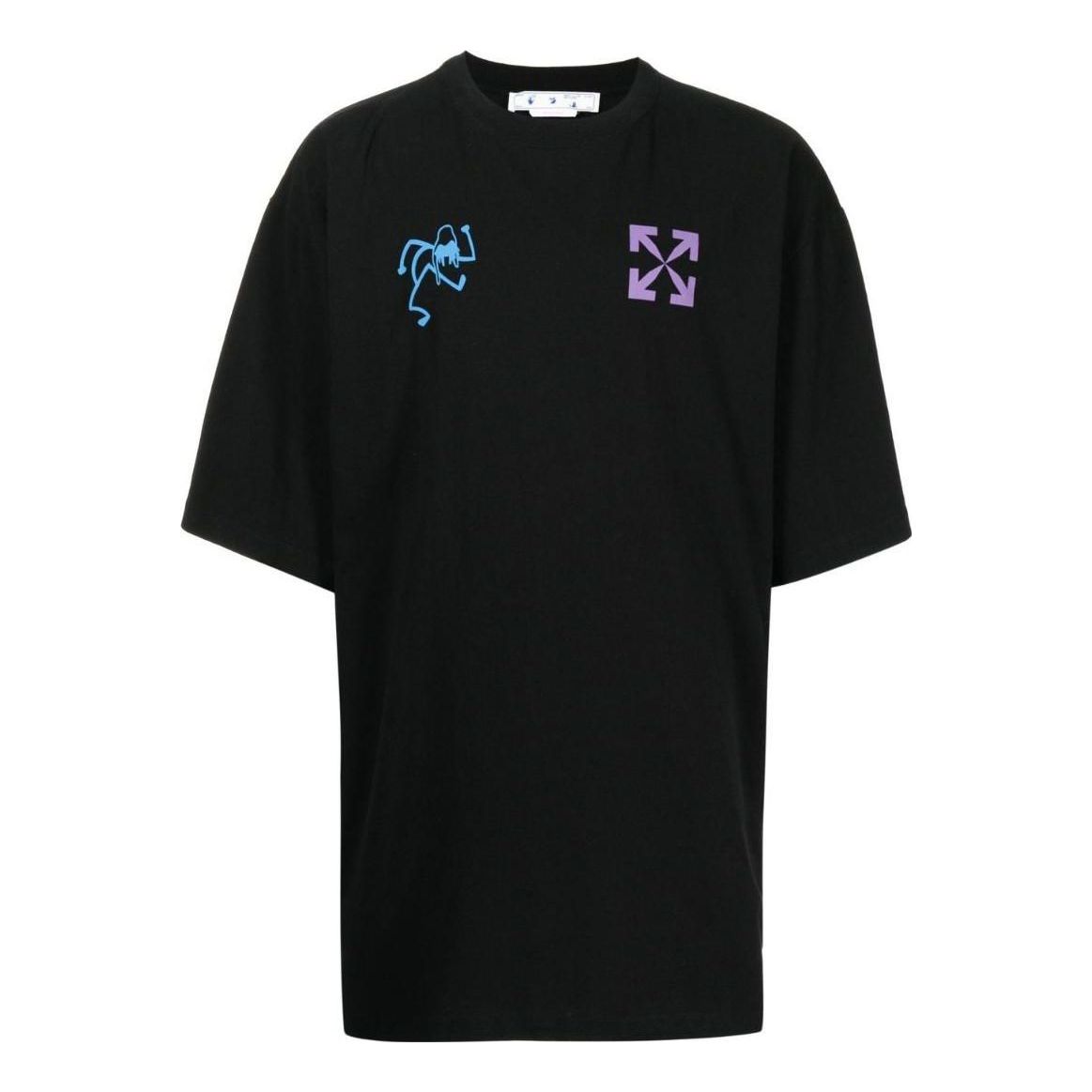 Tričko Off-White SS22 Graphic Print Short Sleeve T-Shirt Čierna | OMAA125S22JER0061045, 0