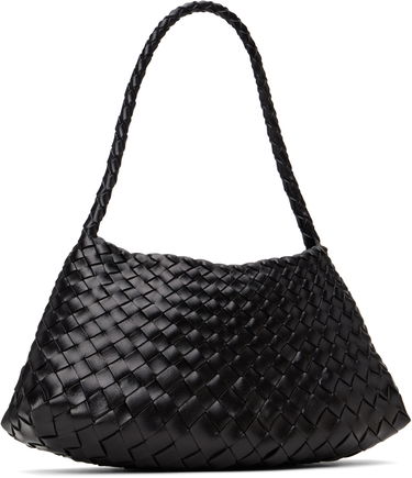 Kabelka Dragon Diffusion Dragon Diffusion Rosanna Woven Leather Shoulder Bag Čierna | 8943, 1