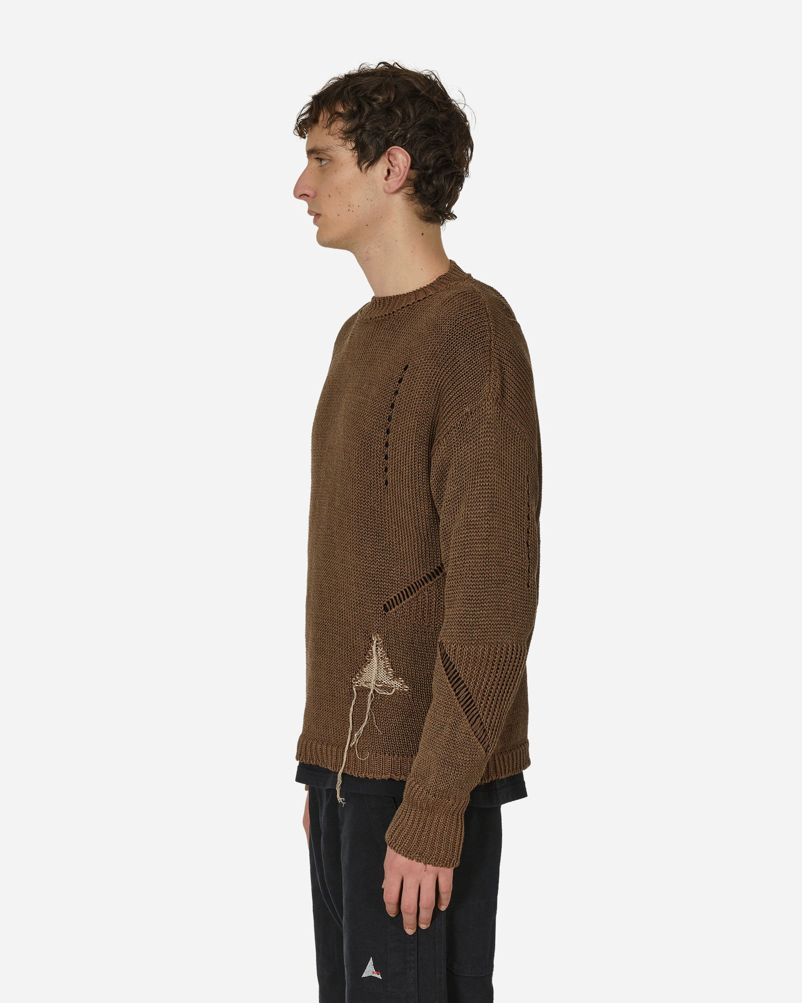 Hemp Crewneck Sweater Brown