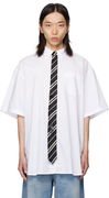 Vetements Tie Short-Sleeve Shirt