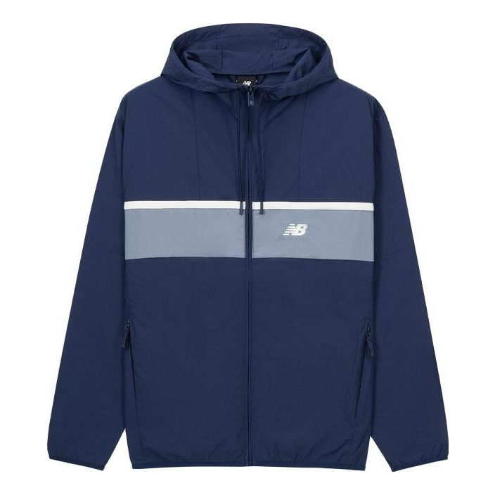 Vetrovka New Balance Men's 90's Windbreaker Jacket Modrá | MJ31500-AGY, 0