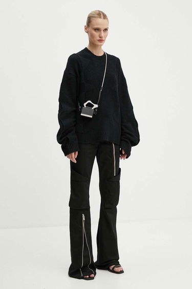Sveter HELIOT EMIL Black Warm Wool Sweater Čierna | PREAW24.M.07.063.BLK01, 3