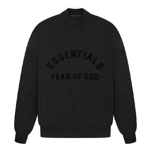 Mikina Fear of God Essentials Crewneck Sweatshirt Čierna | 192SP232040F