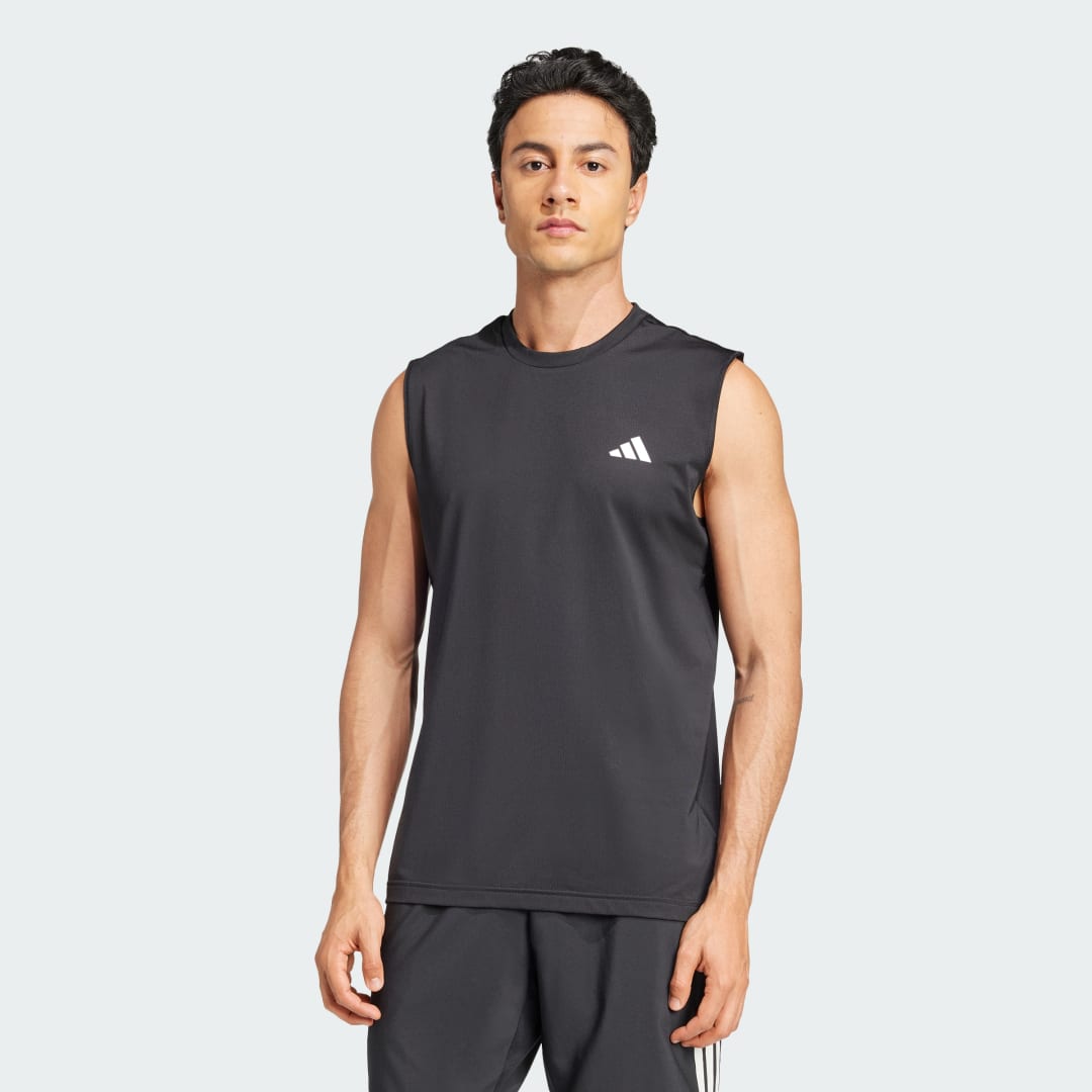Tielko adidas Performance Men's Training Climacool Tank Top Čierna | JN7089, 0