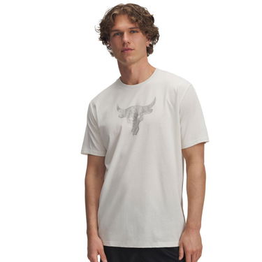 Tričko Under Armour Project Rock T-Shirt Biela | 1383191-279, 0