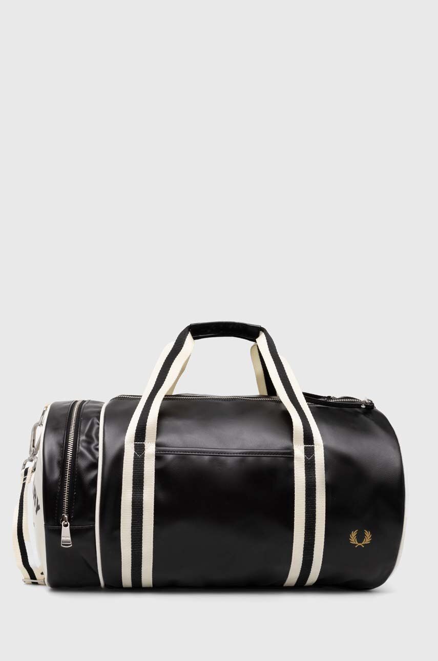 Cestovná taška Fred Perry Classic Barrel Bag Čierna | L7255.D57, 0