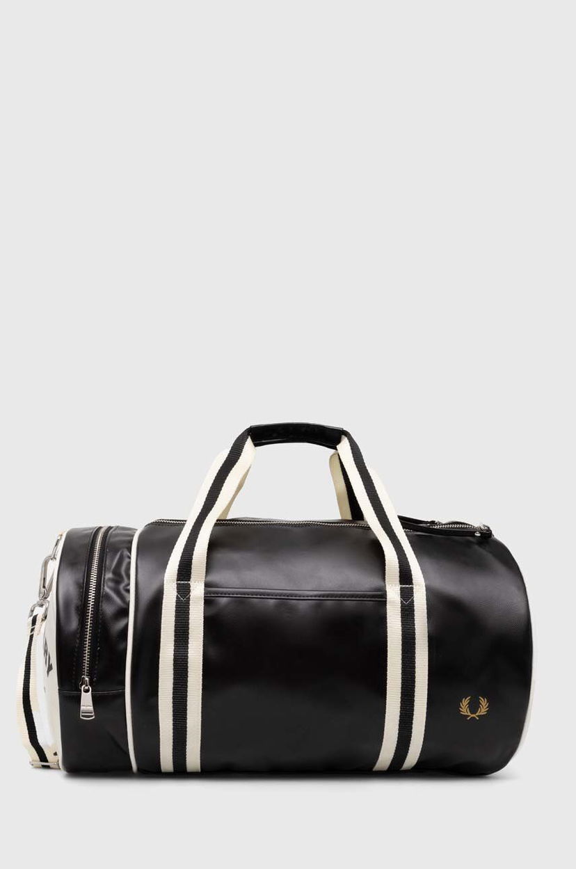 Cestovná taška Fred Perry Classic Barrel Bag Čierna | L7255.D57