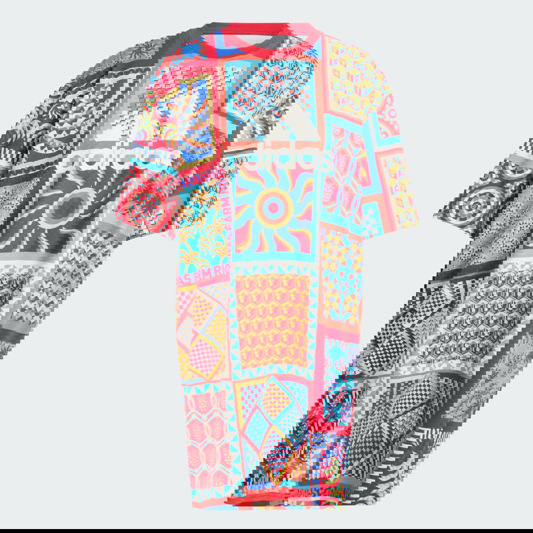 Šaty adidas Performance x FARM Rio Slim Dress Rôznofarebný | IQ4506, 0