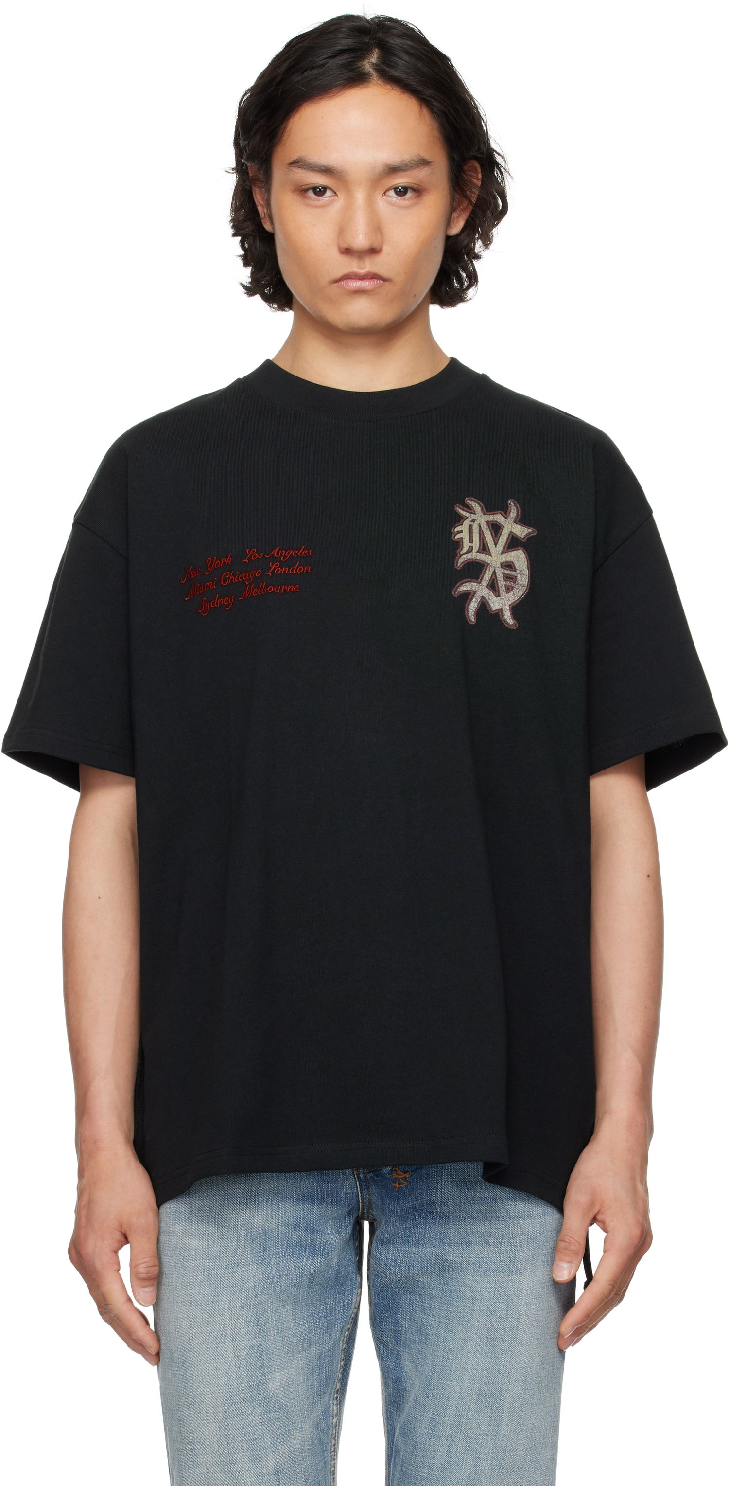 Tričko Ksubi Ksubi Playoff Ekcess T-Shirt Čierna | MSP25TE036, 0