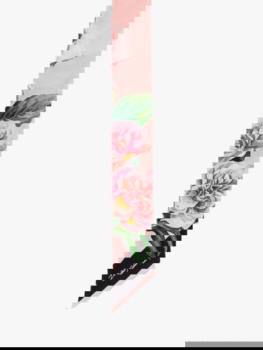 Šál Dolce & Gabbana Dolce & Gabbana Rose Print Silk Bandeau Ružová | FS215AGDCUNHF5IY, 1