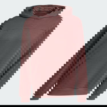 Mikina adidas Performance Burgundy Fleece Hoodie Vínová | JC8351, 3