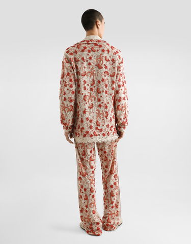 Košeľa Dolce & Gabbana Dolce & Gabbana Linen Long Sleeve Shirt Béžová | G5MX5TFU4MCM0722, 2