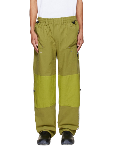 Nohavice A-COLD-WALL* Paneled Trousers Zelené | ACWMB136