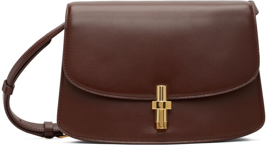 Taška cez rameno The Row Sofia 8.75 Leather Crossbody Bag Hnedá | W1504-L60, 0